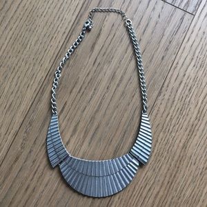Silver plate necklace H&M